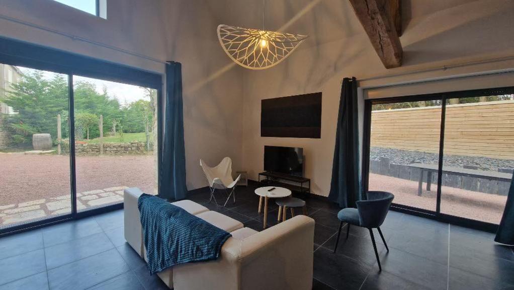 Le Mas Contemporain De Dun Dun-le-Palestel Extérieur photo
